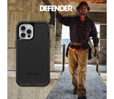 Otterbox Defender Series voor Apple iPhone 12 Pro Max, zwart