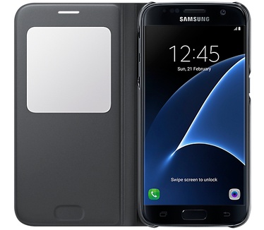 Samsung Galaxy S7 S-View Cover (Galaxy S7) Zwart