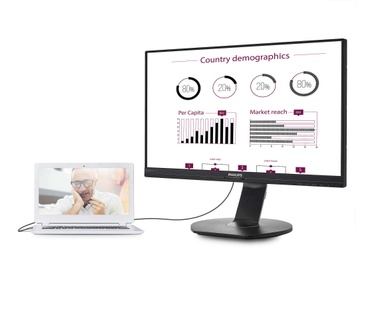 Philips 241B7QUPEB/00 Zwart