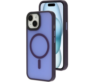 Mobiparts Hardcover Apple iPhone 15 Satin Purple (Magsafe Compatible)