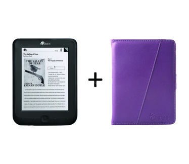 Icarus Icarus essence 6" e-reader bundel + premium hoes Lila E602BK-PBULA (, 6")