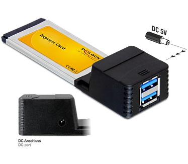 Delock Express Card > 2x USB 3.0