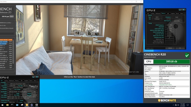 AMD Threadripper 3990X 5,3GHz Cinebench