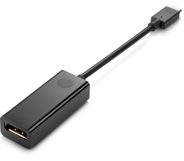 HP USB Type-C to DisplayPort Adapter Zwart
