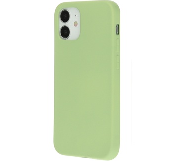 Mobiparts Silicone Cover Apple iPhone 12 Mini Pistache Green