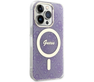 Guess 4G MagSafe Back Case Apple iPhone 14 Pro Max (6.7") - Paars Paars