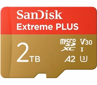Sandisk Extreme Plus Extreme PLUS 2TB microSDXC 190MB/s UHS-I