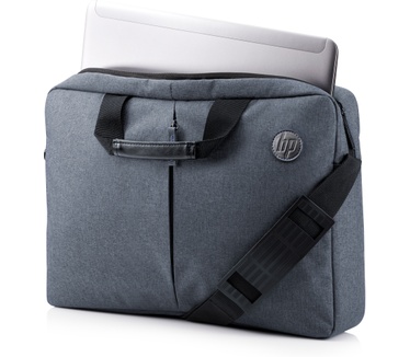 HP 15.6 Essential Topload Grijs, Zwart
