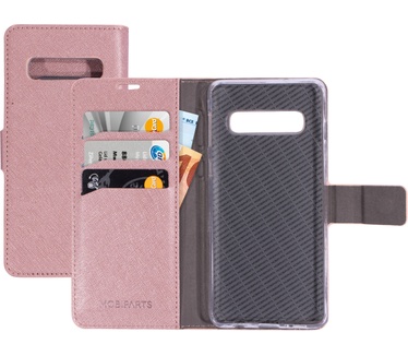 Mobiparts Saffiano Wallet Case Samsung Galaxy S10 Pink