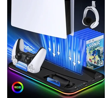 Phreeze PS5 Console Standaard - Oplaadstation Controllers