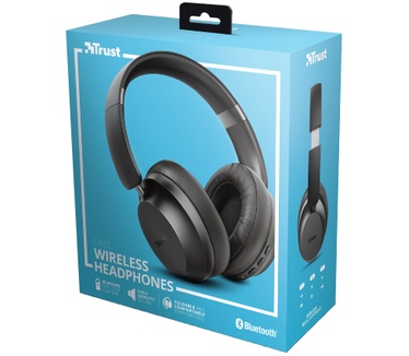 Trust Eaze Bluetooth Wireless Over-ear Headphones (Zwart)