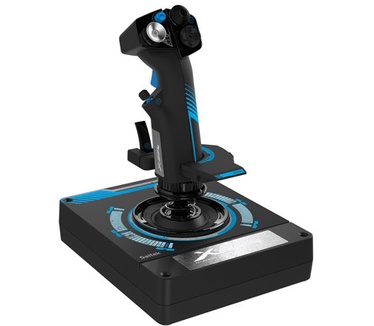 Saitek Pro Flight X-56 Rhino H.O.T.A.S. Blauw, Zwart