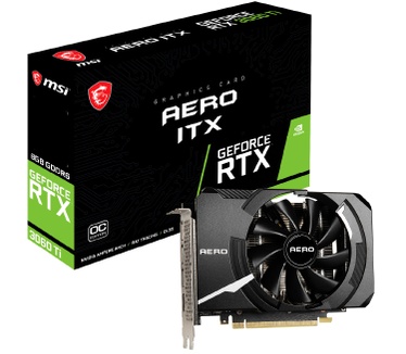 MSI GeForce RTX 3060 Ti AERO ITX 8G OC LHR