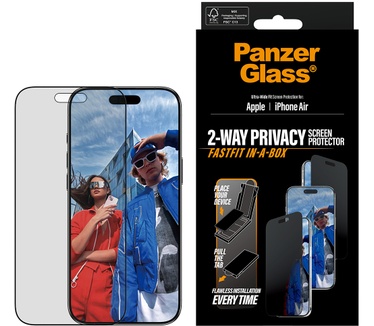 PanzerGlass PanzerGlass® Privacy Screen Protector iPhone Air | Ultra-Wide Fit w. FASTFIT IN-A-BOX