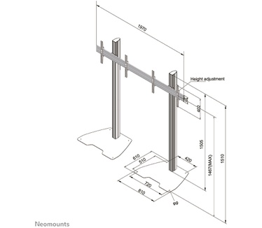 Neomounts by Newstar NeoMounts PRO videowall meubel NMPRO-S21