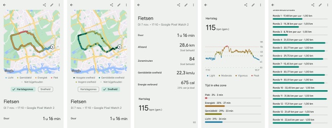 Fitbit app workout veiw