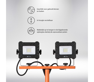 Smartwares FCL-80116 LED werklamp op statief