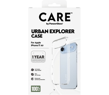 PanzerGlass CARE by PanzerGlass® Flagship Case Transparent Urban Explorer w. Clear Frame iPhone 17 Air
