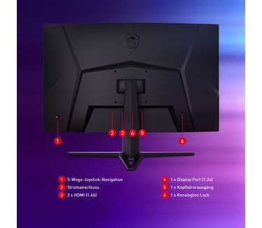 MSI Optix G27C4DE E2 Zwart