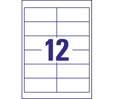 Avery Universele Etiketten, wit, 97,0 x 42,3 mm, permanent klevend