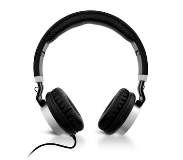 V7 Lightweight Headphones - Black/Silver