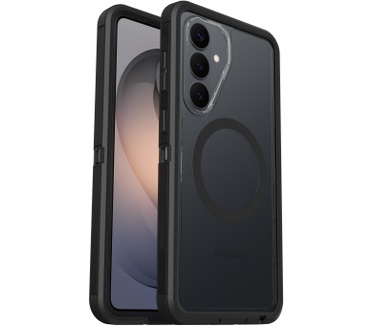 Otterbox Defender Pro XT Clear Series voor Samsung Galaxy S26+, Dark Side - Geen retailverpakking (iPhone 17 Pro Max) Transparant