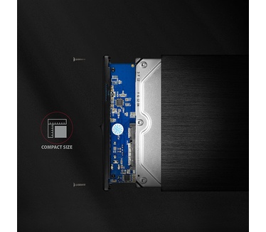 Axagon EE35-XA3 Zwart