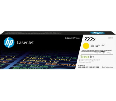 HP 222X originele high-capacity gele LaserJet-tonercartridge