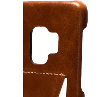 Mobiparts Excellent Backcover Samsung Galaxy S9 Oaked Cognac