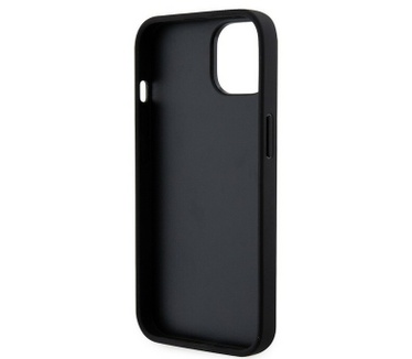 Karl Lagerfeld Saffiano Card Back Case - iPhone 14 (6.1") - Zwart Zwart