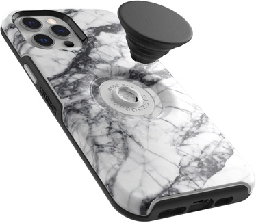 Otterbox Otter+Pop Symmetry Series voor Apple iPhone 12 Pro Max, White Marble