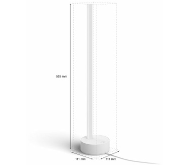 Philips Hue Gradient Signe Tafellamp White & Color Ambiance (Wit)
