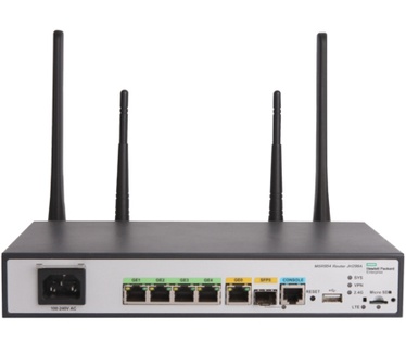 HPE HPE MSR954-W 1GbE SFP LTE (WW) 2GbE-WAN 4GbE-LAN Wireless 802.11n CWv7