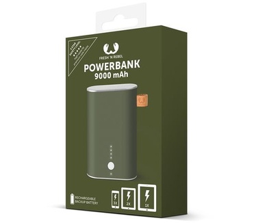 Fresh 'n Rebel Powerbank 9000mAh Groen