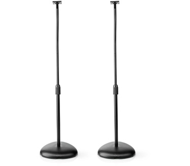 Nedis Speakerbeugel | Universeel | Standaard | 4.5 kg | Hoogte Verstelbaar | ABS / Staal | Zwart