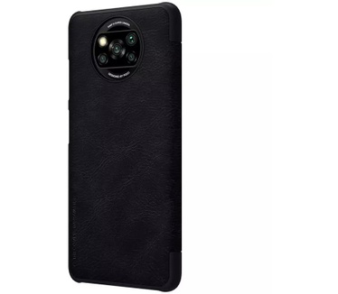 Nillkin Qin PU Leather Book Case Xiaomi Poco X3 NFC / Pro Zwart