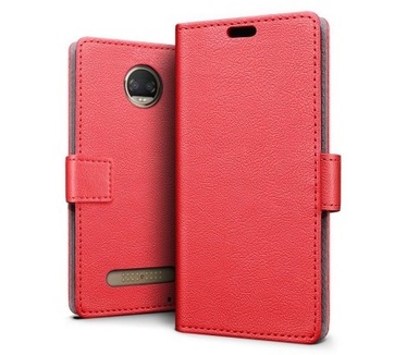 qMust Motorola Moto Z2 Force Wallet Hoesje Rood