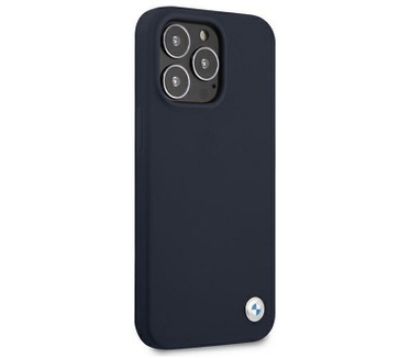 BMW Silicone Back Case - Apple iPhone 13 Pro Max (6.7") - Blauw Blauw
