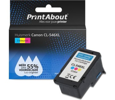 Canon CL-546XL Inktcartridge 3-kleuren Hoge capaciteit PrintAbout Huismerk