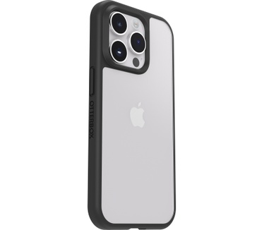 Otterbox OtterBox React-hoesje voor iPhone 14 Pro Max, schokbestendig, valbestendig, ultradun, beschermende, getest volgens militaire standaard, Antimicrobieel, Black Crystal, Geen retailverpakking