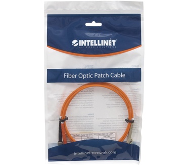 Intellinet 20m, LC/ST Oranje, Rood, Wit, Zwart