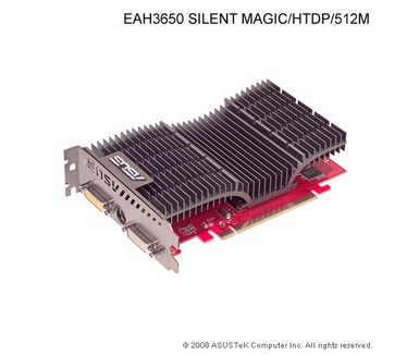 Asus EAH3650 SILENT MAGIC/HTDP/512M