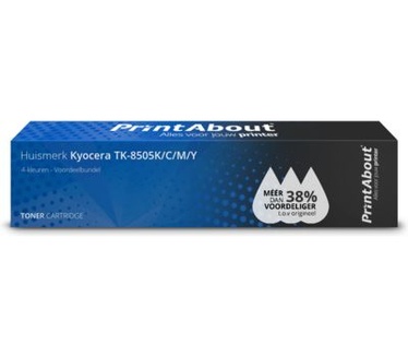PrintAbout Huismerk Kyocera TK-8505K/C/M/Y Toner 4-kleuren Voordeelbundel