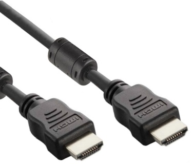 Eeconn HDMI 1.4 Kabel (HDMI 2.0 compatibel), High Quality, Zwart, 2m