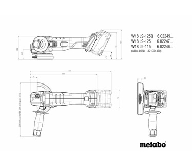 Metabo W 18 L 9-115