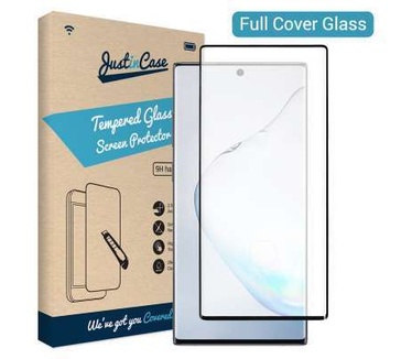 Just in Case Full Cover Tempered Glass Samsung Galaxy Note 10 Zwart