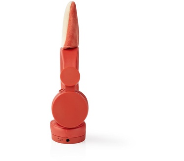 Nedis Bedrade Koptelefoon | 1,2 m Ronde Kabel | On-Ear | Afneembare Magnetische Oren | Franky Fox | Oranje
