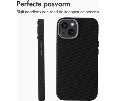 Accezz Mesh Backcover met MagSafe voor de Apple iPhone 14 / 13 - Zwart