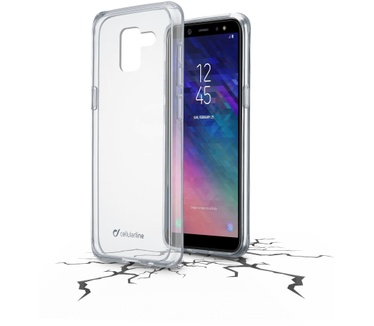 Cellular Line Clear Duo (Galaxy A6 (2018)) Transparant