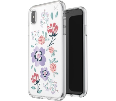 Speck Presidio Clear + Print Apple iPhone XS Max Canopyfloral Lavender/Clear